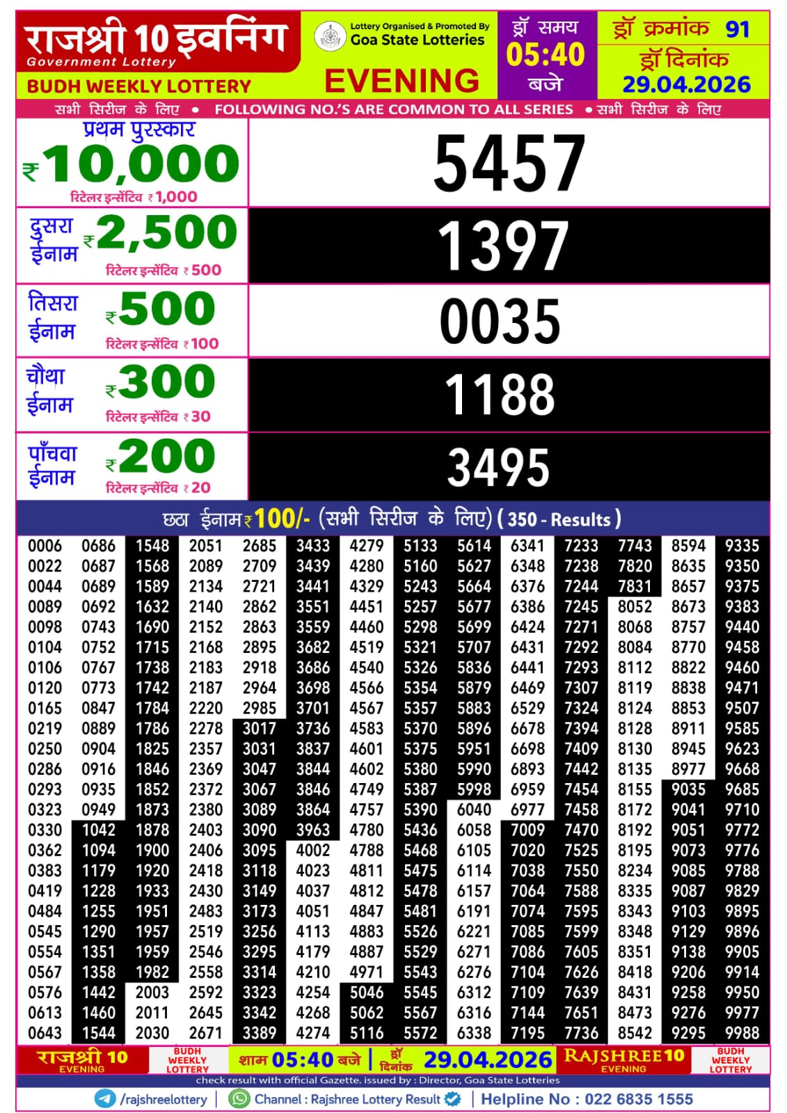 Rajshree 10 Evening 5:40 PM